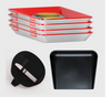 Bundle offer #2: 4 pieces of CleverTrays, high-edged cutting board and an ergonomic peeler.